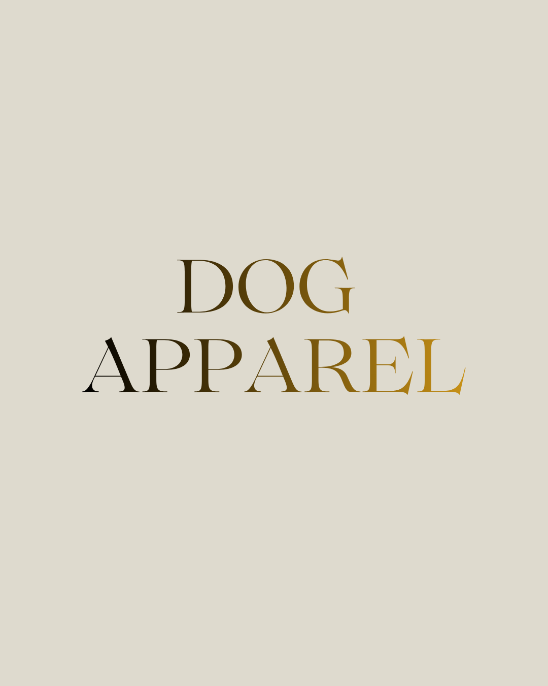 Dog Apparel