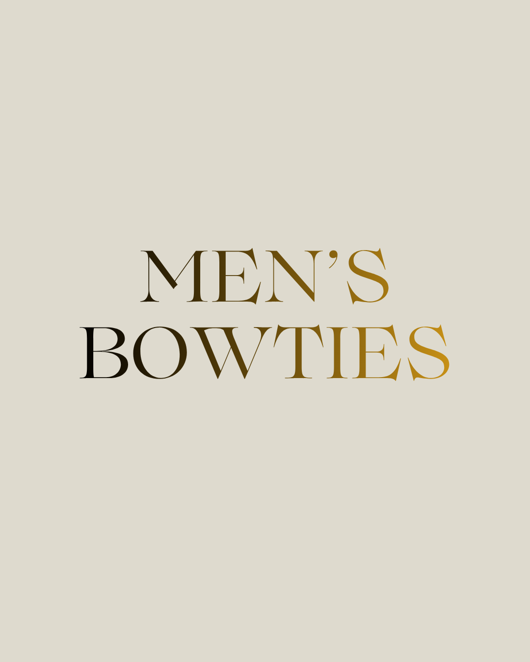 Men's Bow Ties