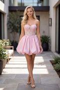 NOX Short Dress with Bubble Skirt