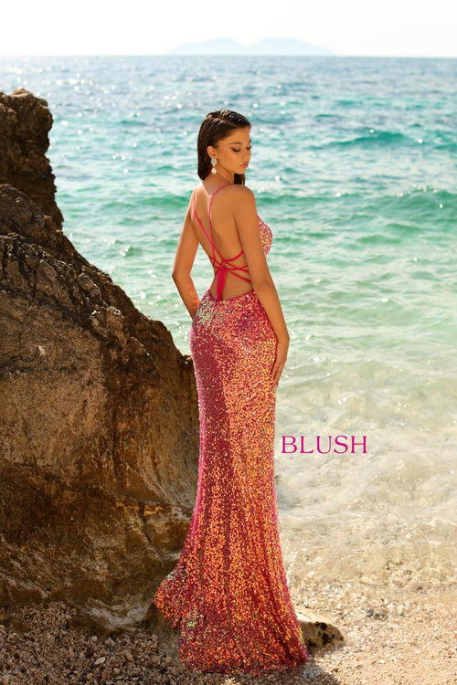 20526 / Hot Pink / Size 18 / Blush