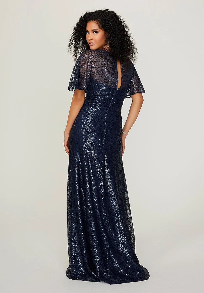 58712a / Navy /Size 16 / Morilee