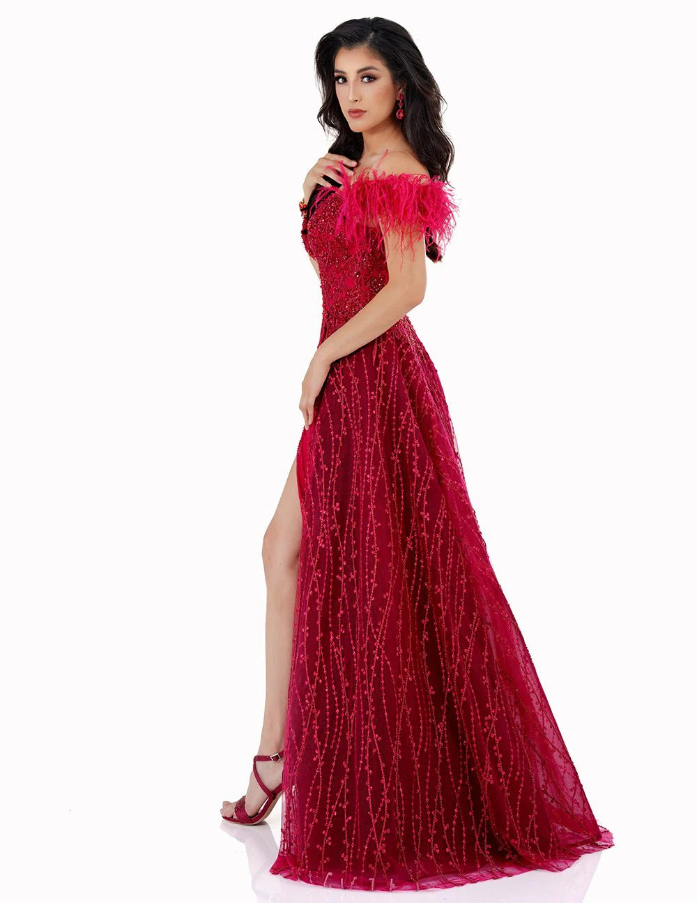 2530 / Burgundy / Size 0 / Cecilia