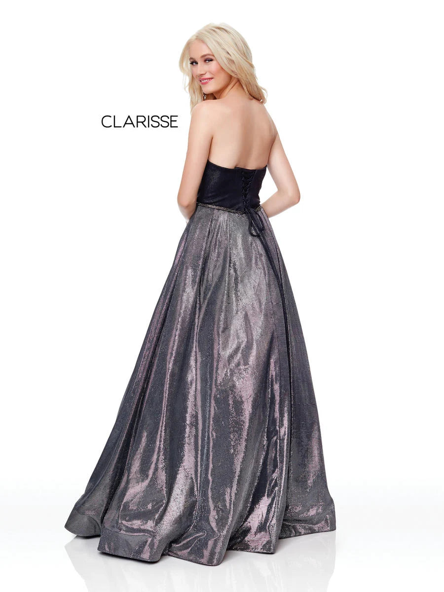 3710/ Black&Gunmetal/ Size 8/ Clarisse
