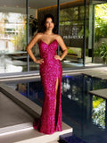 Primavera Long Fuchia Dress
