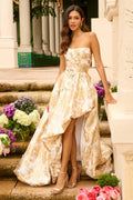 42344/White & Gold/Size 0/Ava Presley