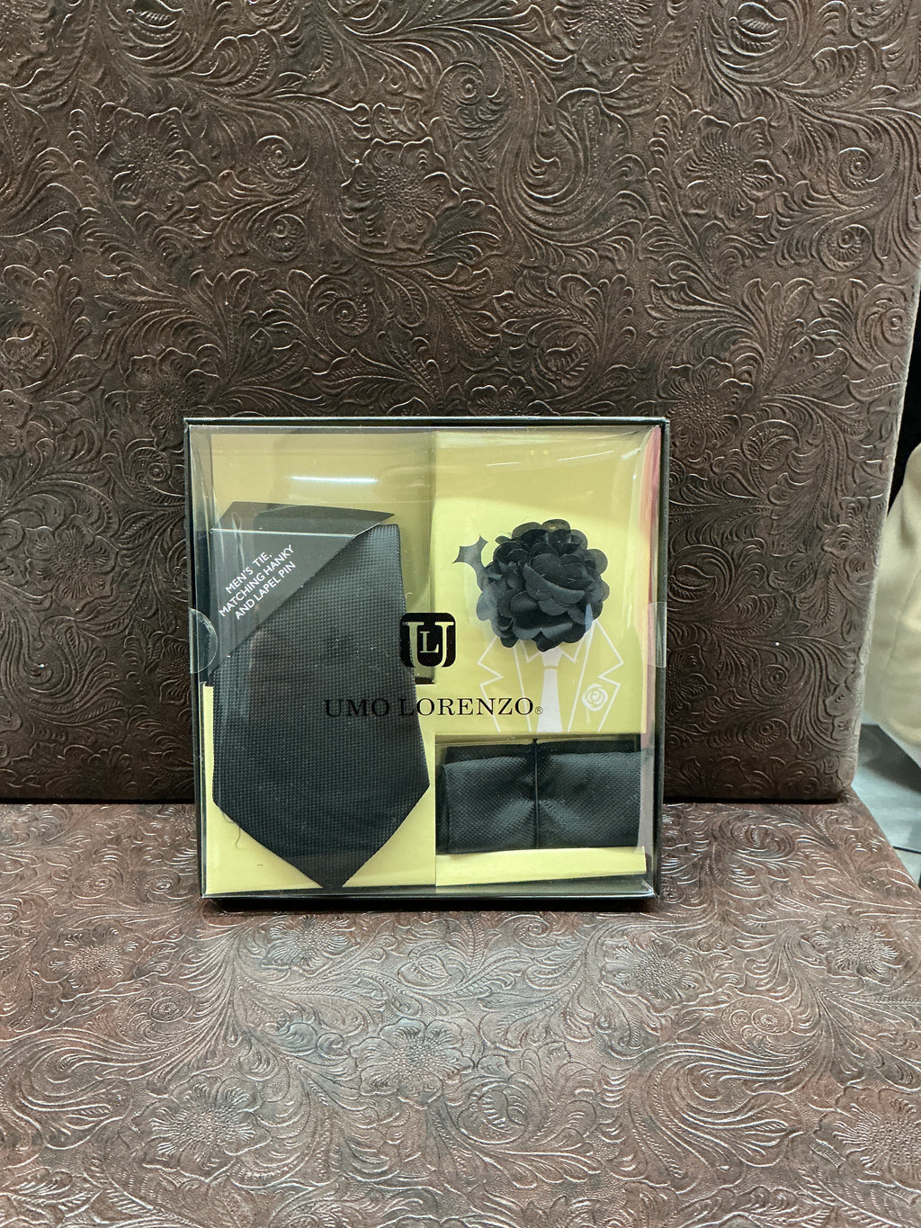 Black Long tie set