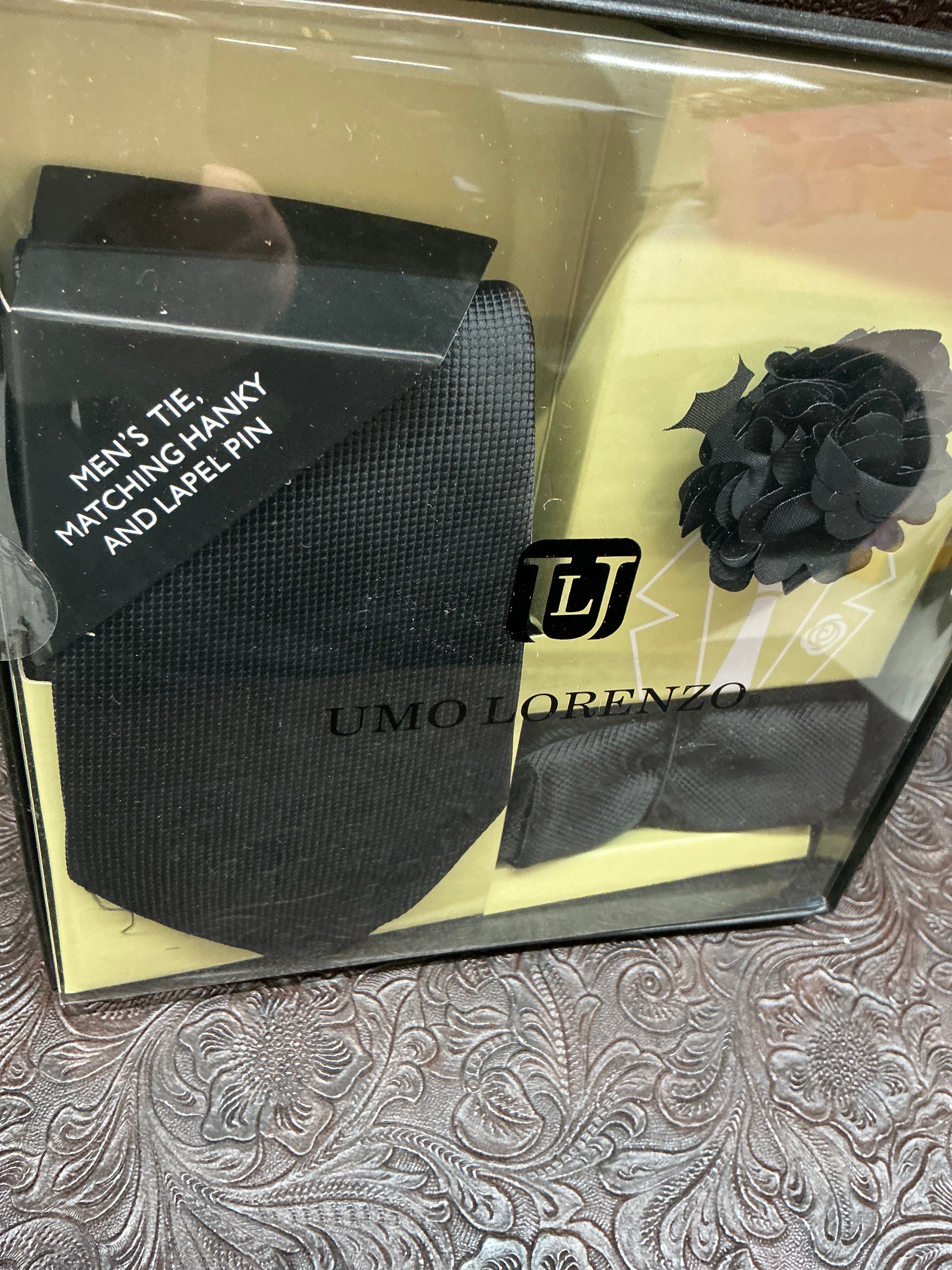 Black Long tie set