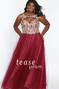 1840 / Burgundy /Size 26 / Tease