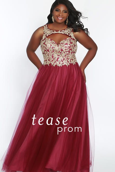 1840 / Burgundy /Size 26 / Tease