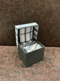 Gray Striped Long tie