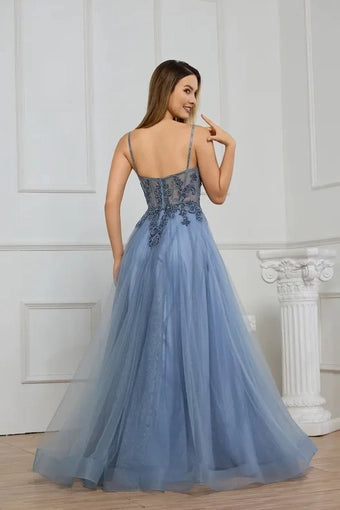 8027 / Slate Blue / Size 12 / Cecilia