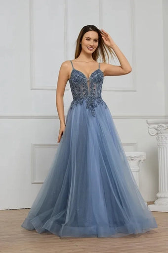 8027 / Slate Blue / Size 12 / Cecilia