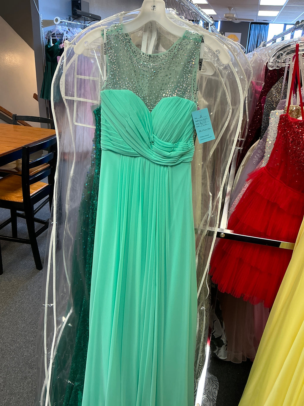 4321 / Seafoam Green / 2 / Blush