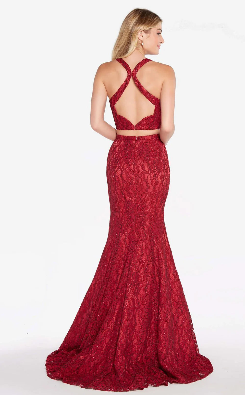 60066 / Burgundy / Size 4 / Alyce
