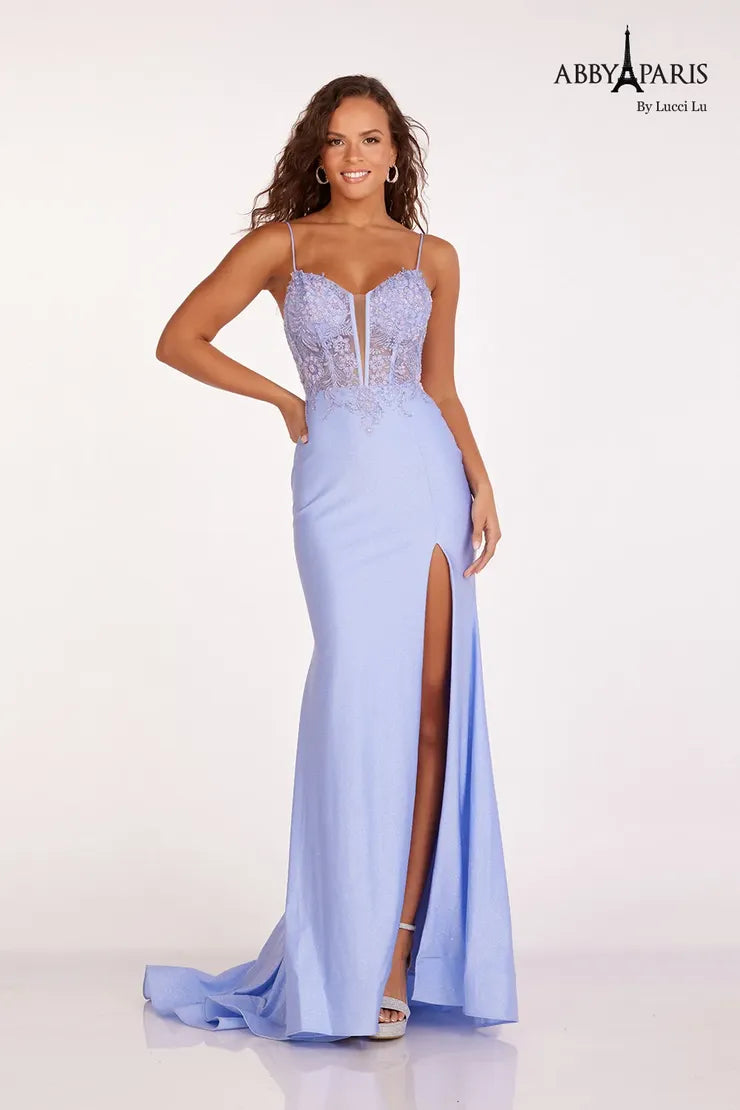 90207/Lite Blue/Size 6/ Abby Paris