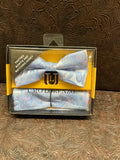 Periwinkle Paisley Print bowTie