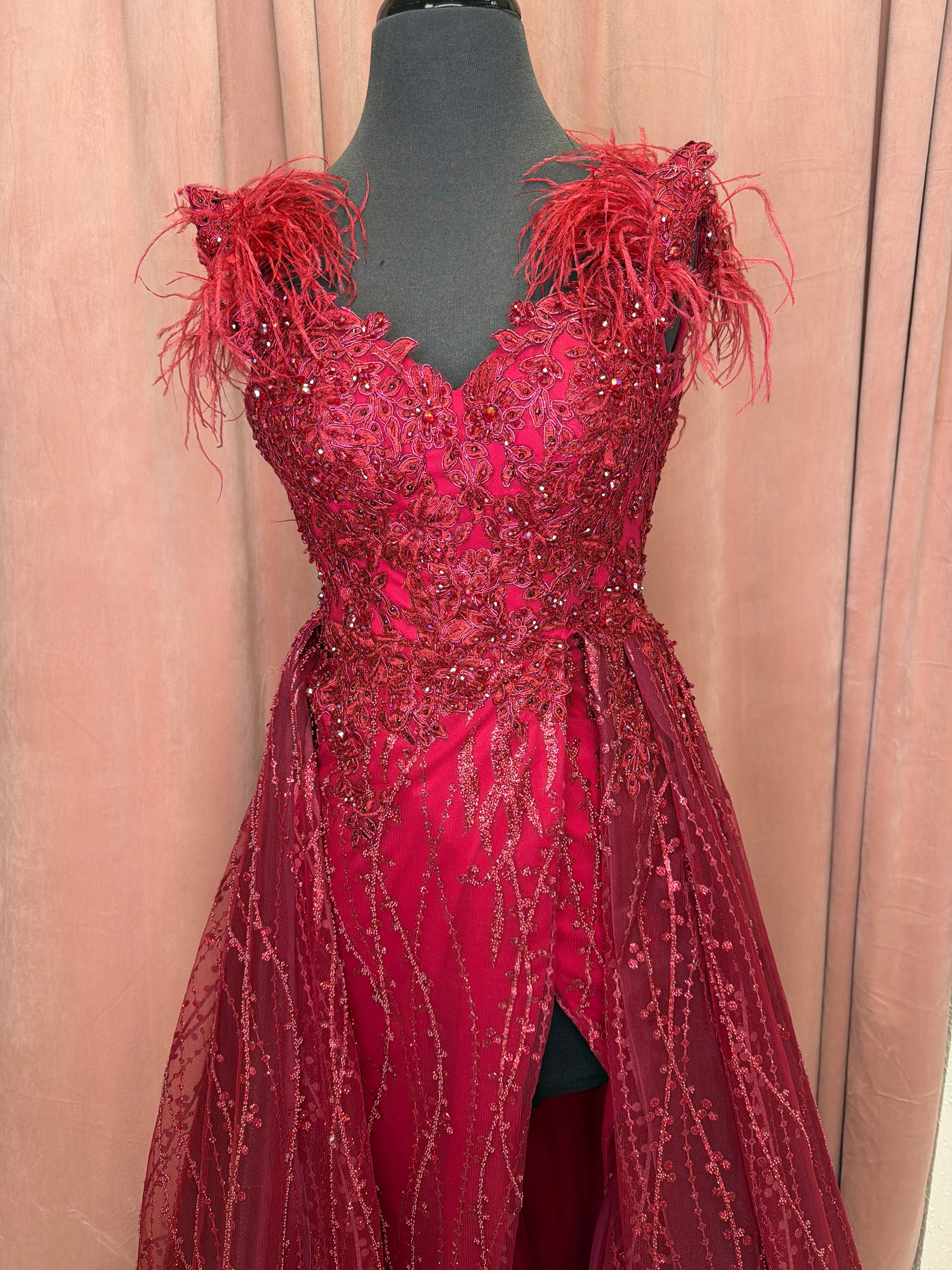 2530 / Burgundy / Size 0 / Cecilia