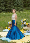 85199 / Blue /size 20 / Morilee