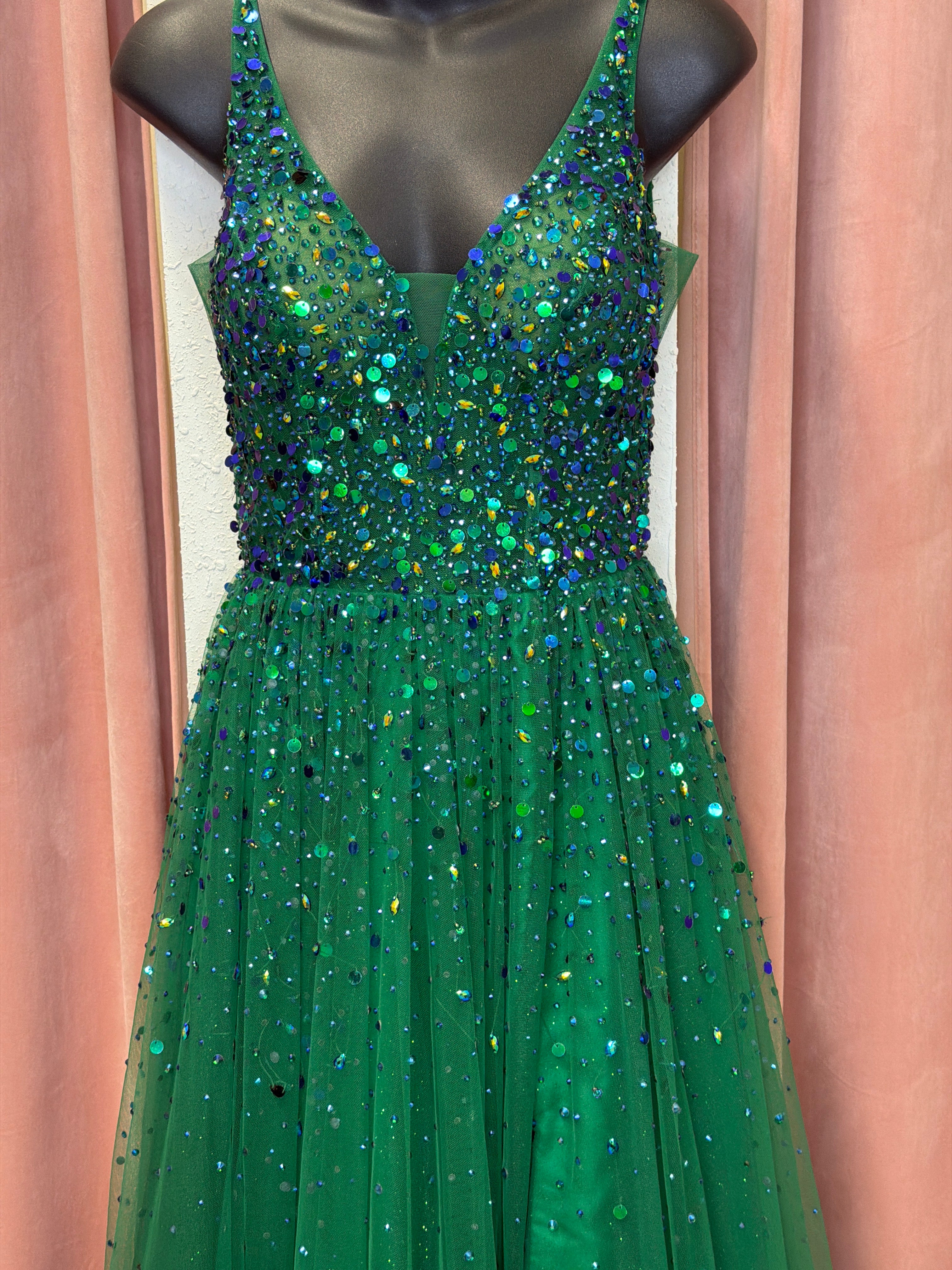 JVN38437 / Emerald / 2 / Jovani