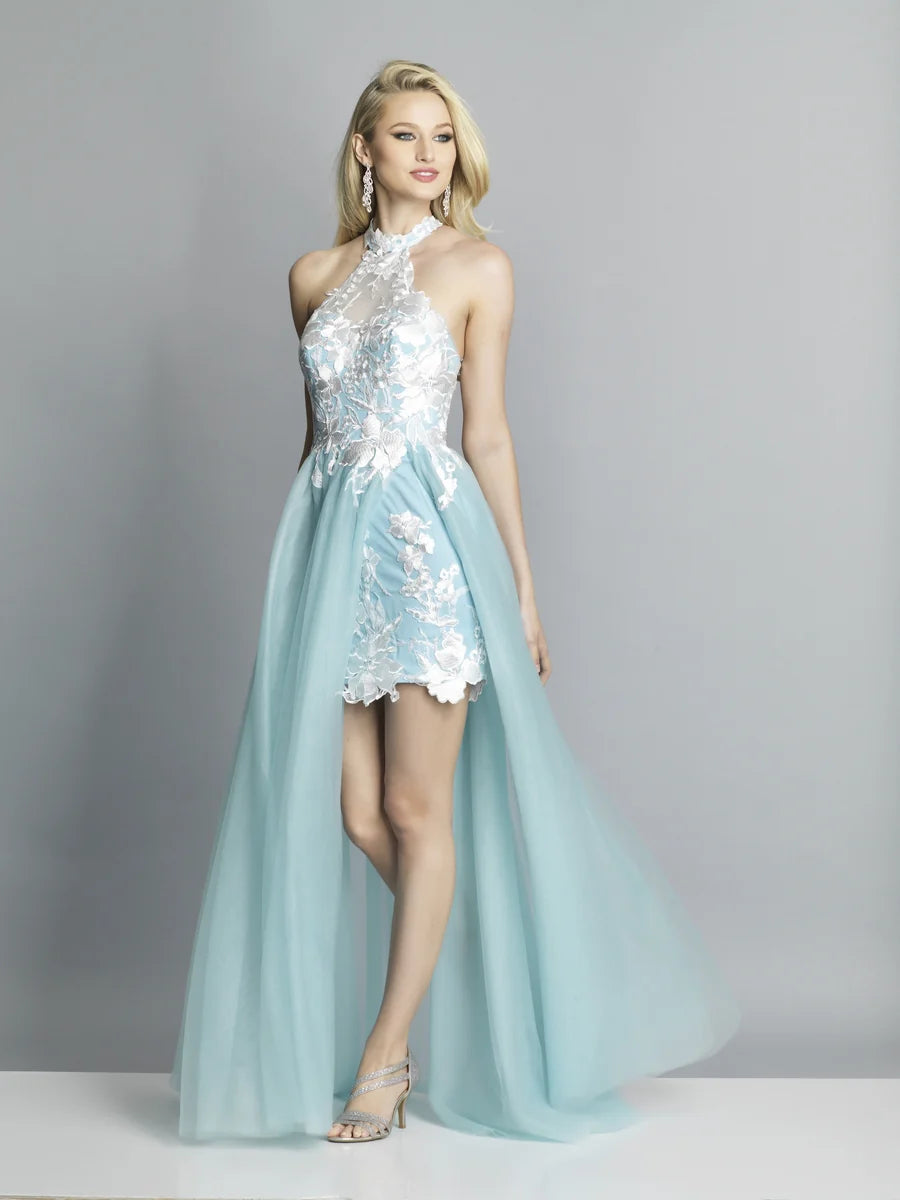 A7665 / Ice Blue / Size 0 / Dave & Johnny