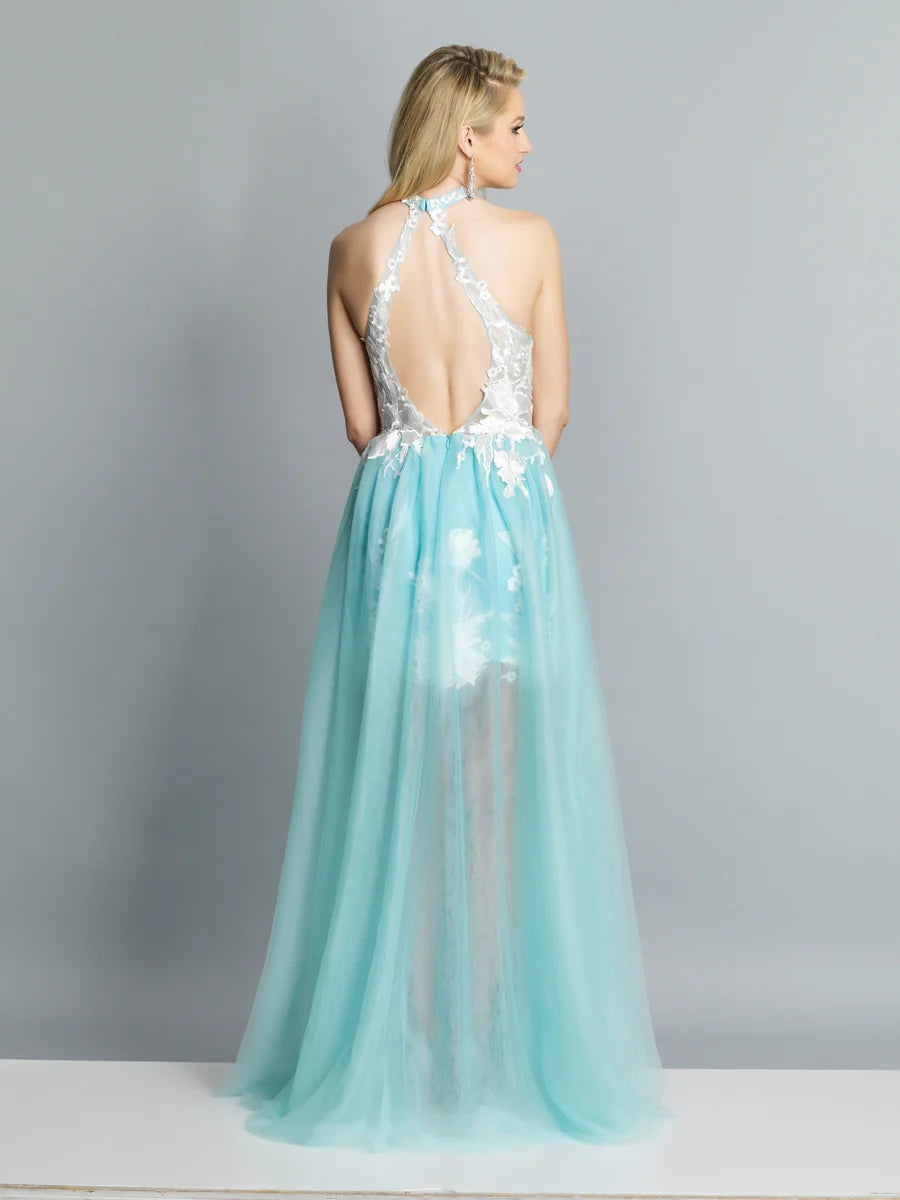 A7665 / Ice Blue / Size 0 / Dave & Johnny