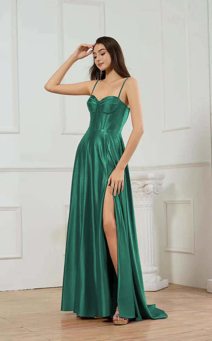 90374/ Emerald/Size 0/ Abby Paris