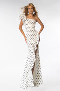 Ava Presley Long Polka Dot Dress
