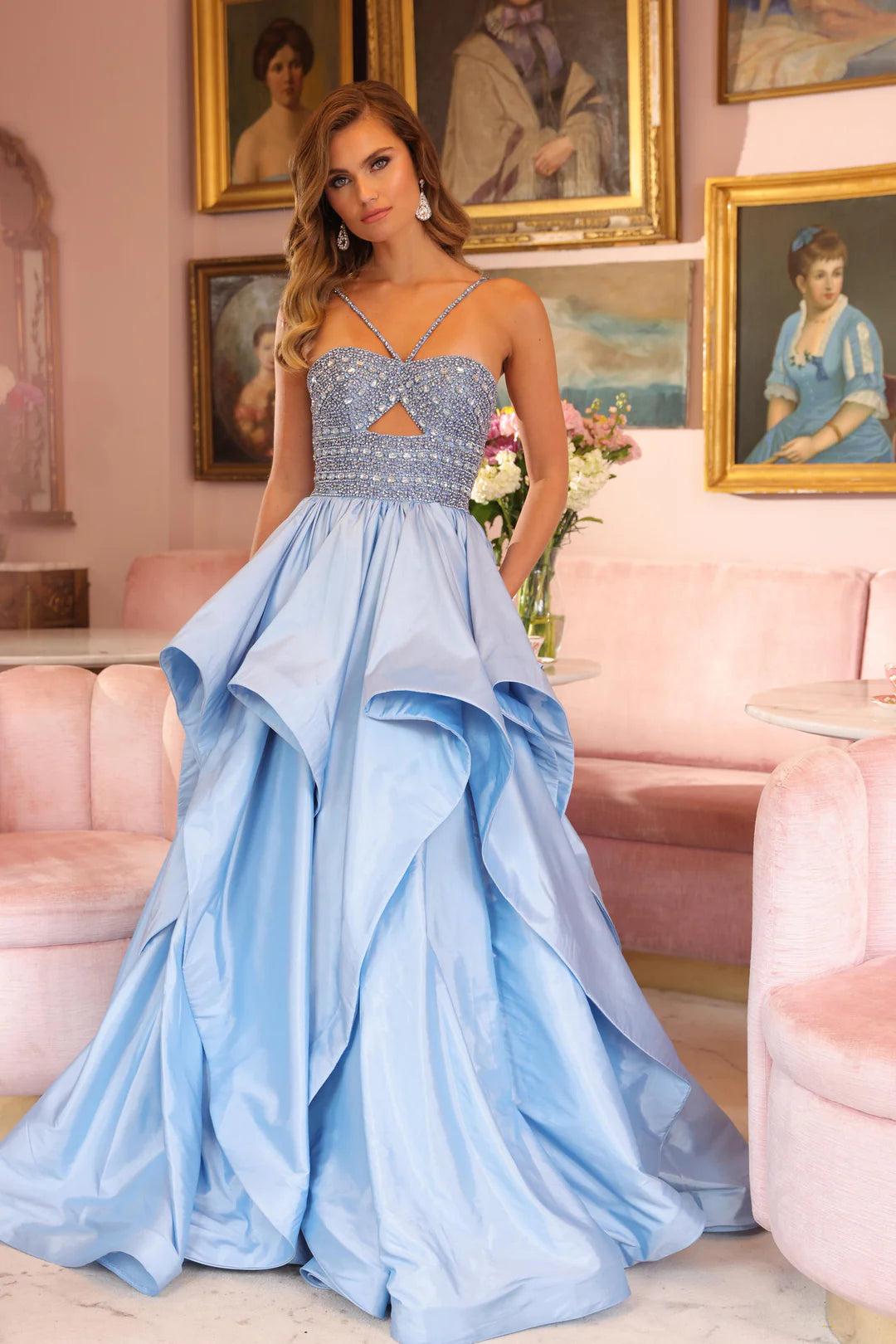 40054/ Sky Blue/ Size 6/ Ava Presley