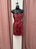 3534 / Red & Silver / 2 / Alyce