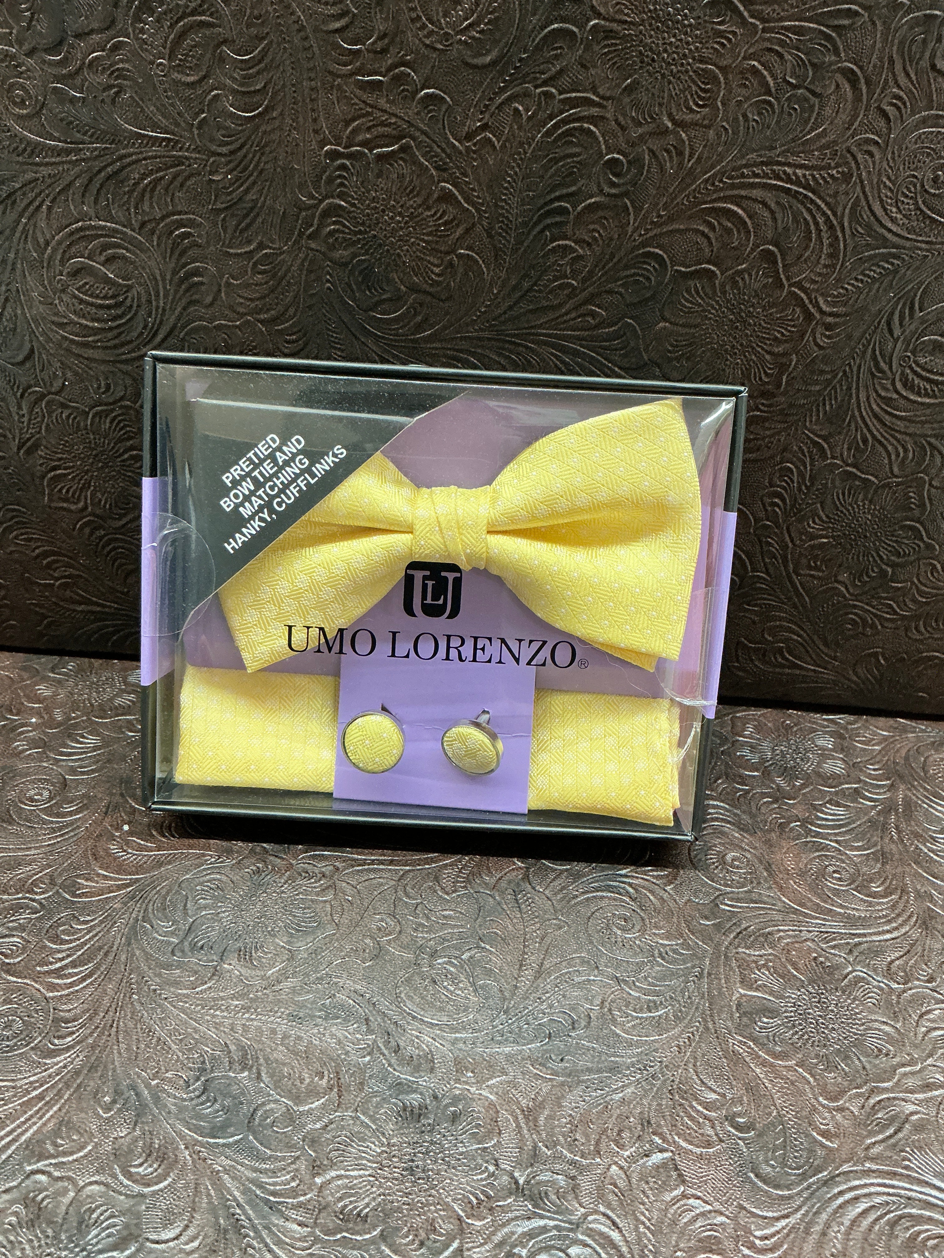 Yellow bow tie