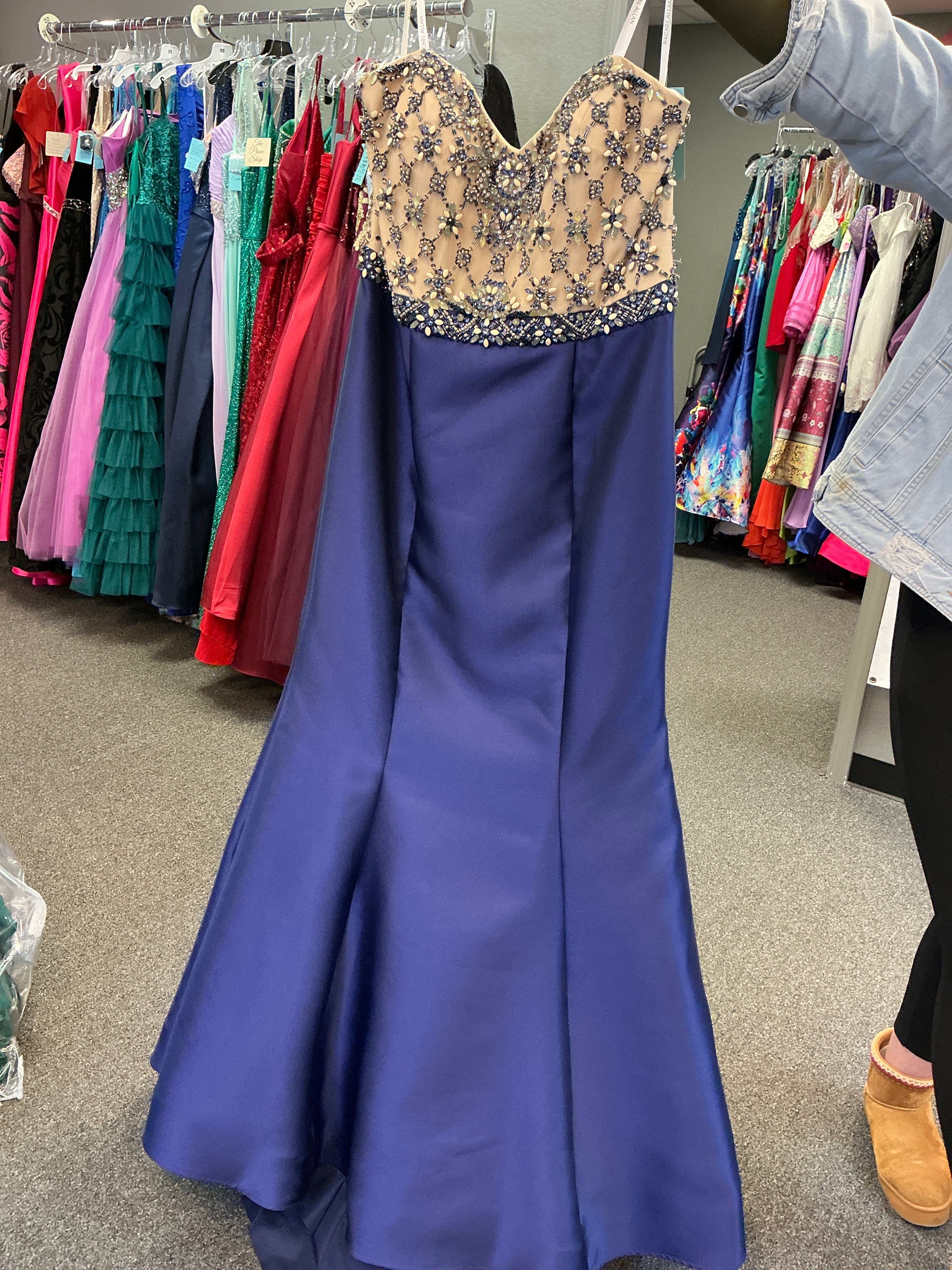 7410 / Navy Blue / 14 / Rachel Allan
