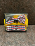 Red-Navy bow tie