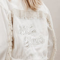 Pearl Fringe Denim Jacket