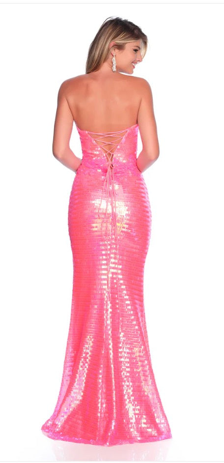 11927 / Hot Pink / Size 4 / Dave & Johnny