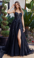NOX Long Black Dress