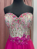 4886A / Hot Pink / Size 4 / Rachel Allen
