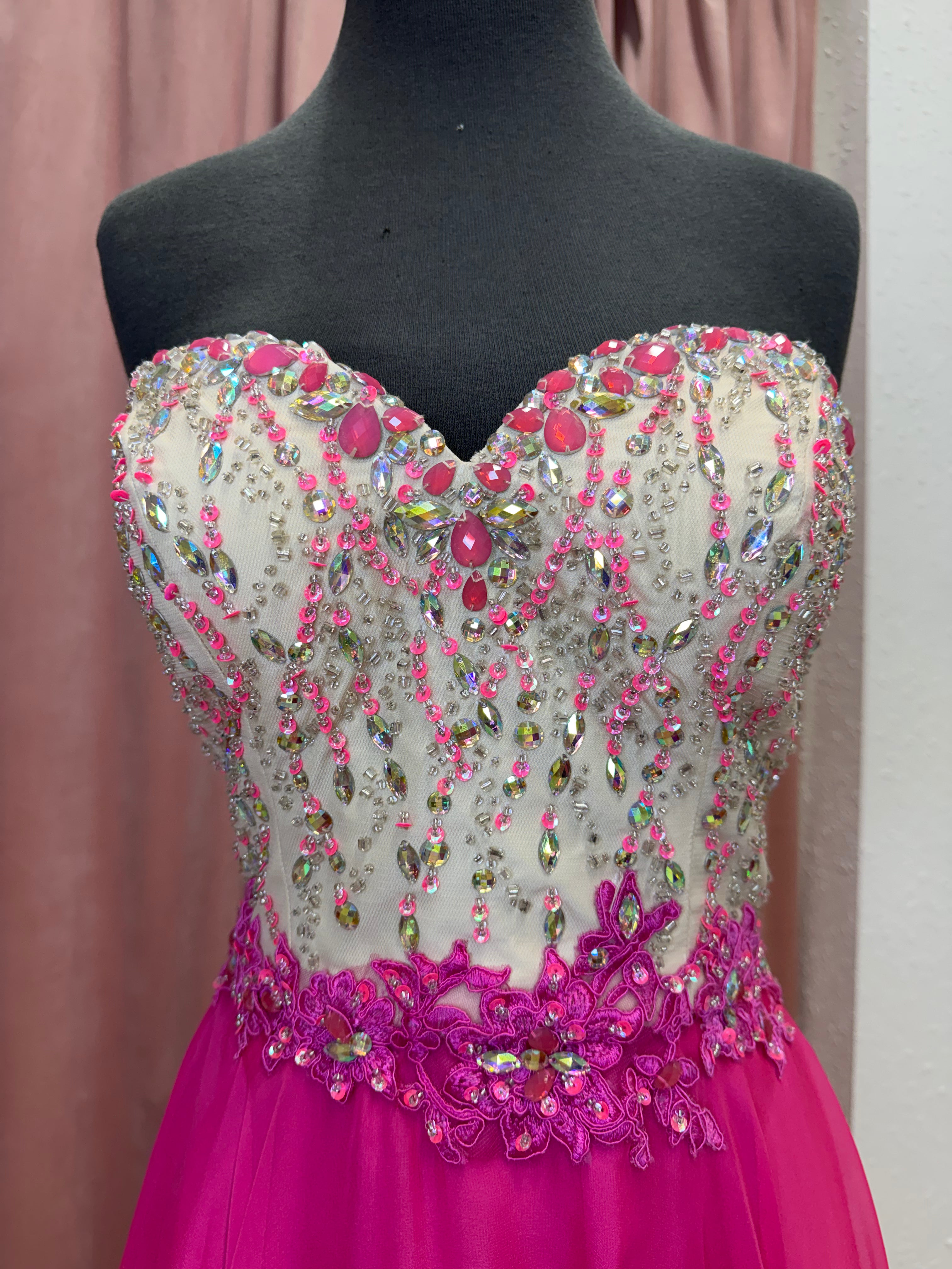 4886A / Hot Pink / Size 4 / Rachel Allen