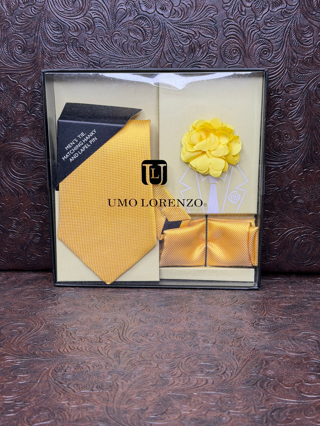 Yellow Long Tie Set