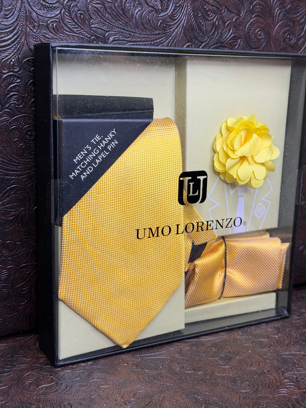 Yellow Long Tie Set