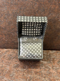 Black and White Pattern Long Tie