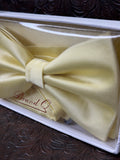 Butter Yellow Bow Tie