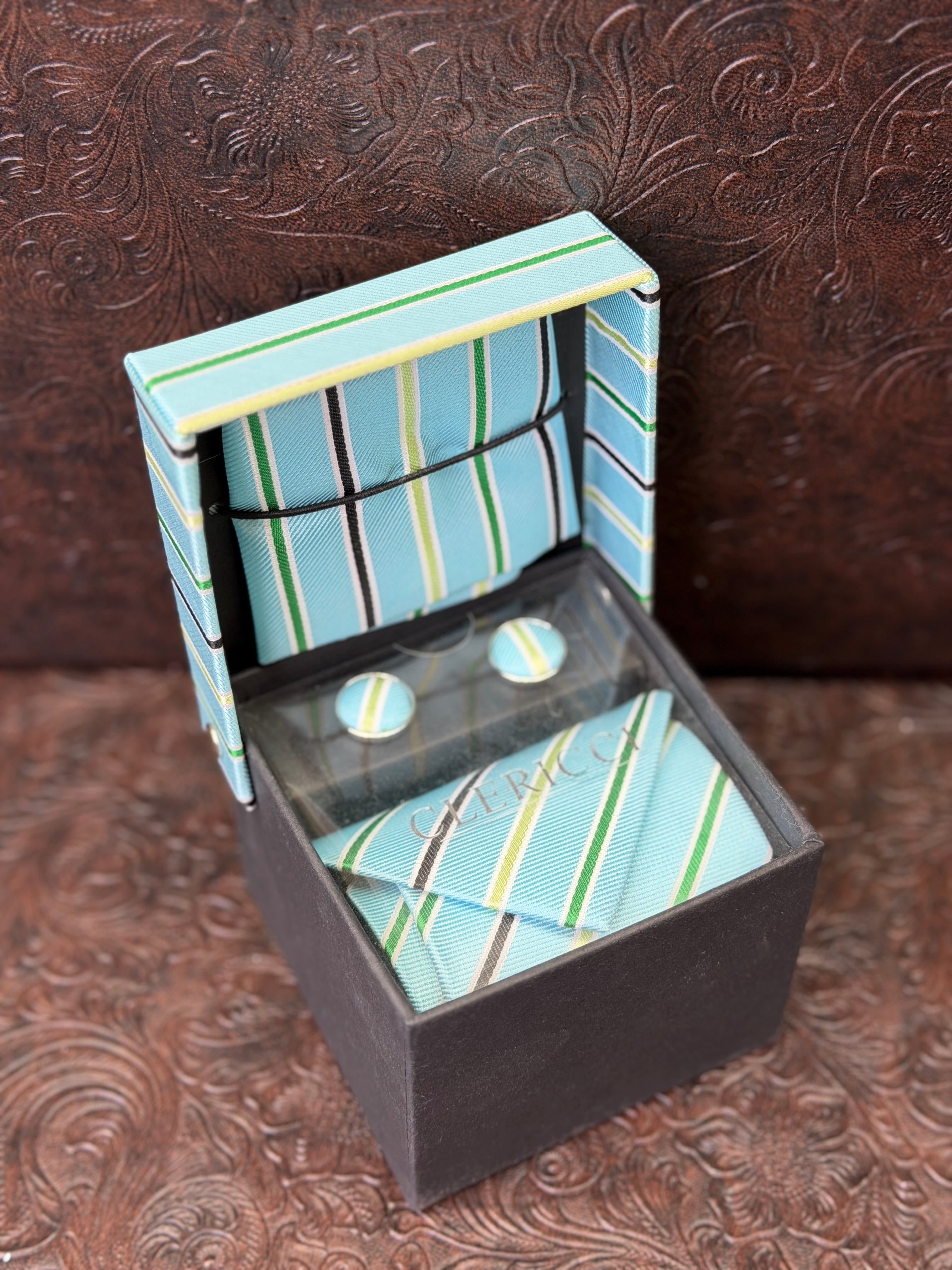 Light Blue Windsor Tie Set