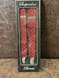 Red Checkered Suspenders