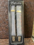 Gray suspenders