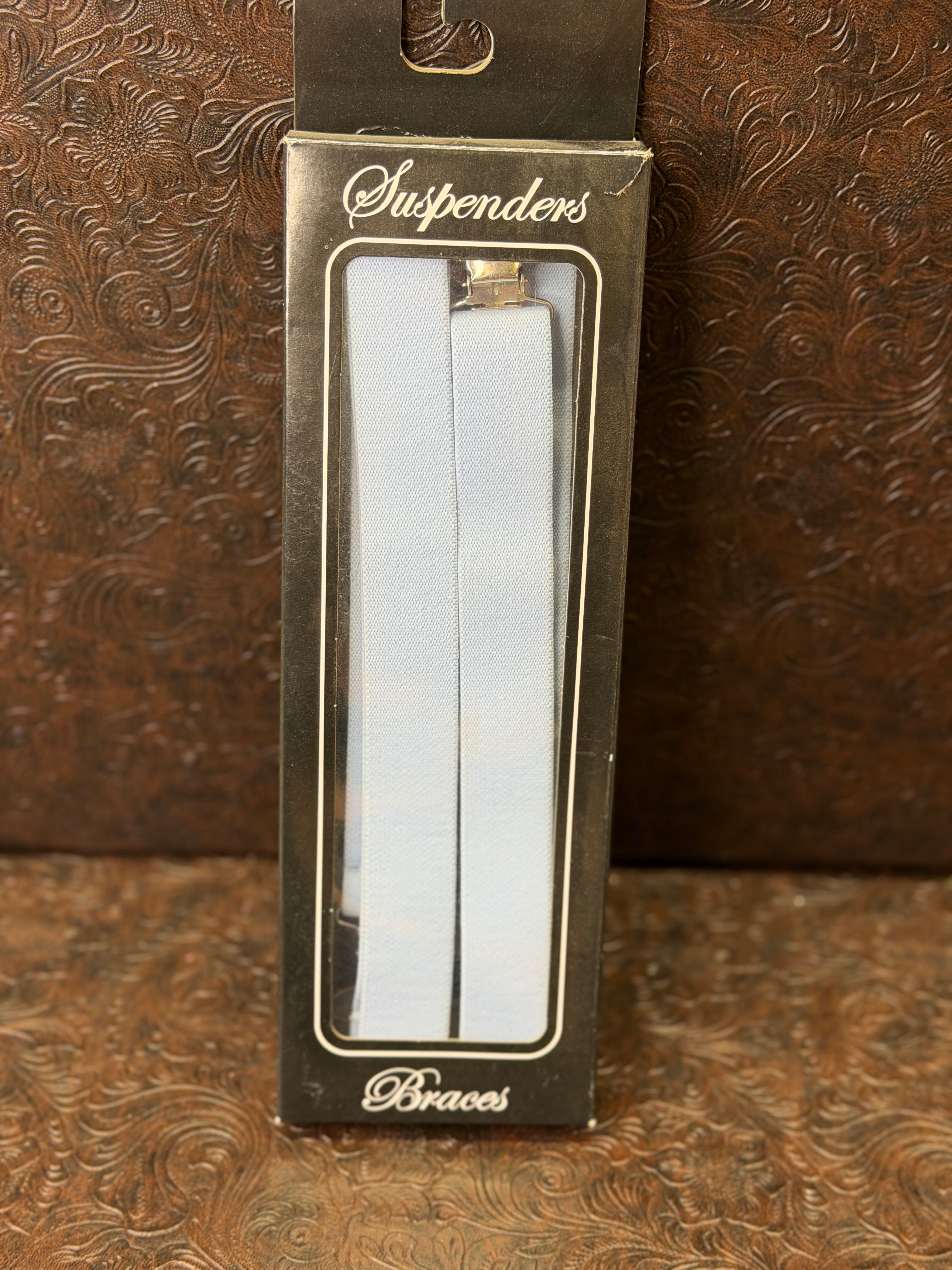Light Blue Suspenders