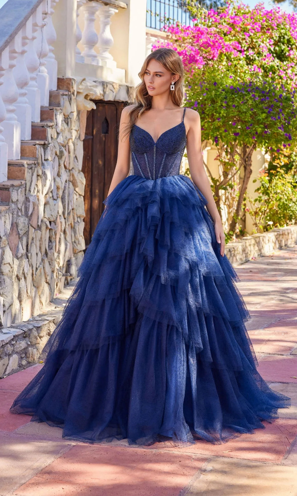 JT2611N/ Navy Blue / Size 8 / Juliet