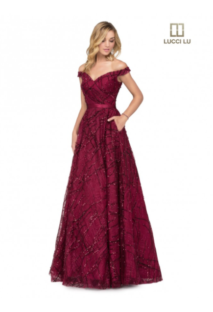 2803591c / Claret / Size 16 / Luccin Lu