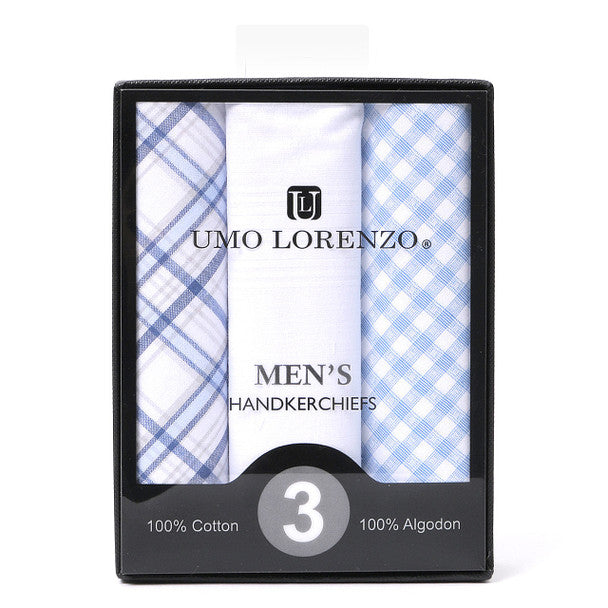 Blue Handkerchief Set