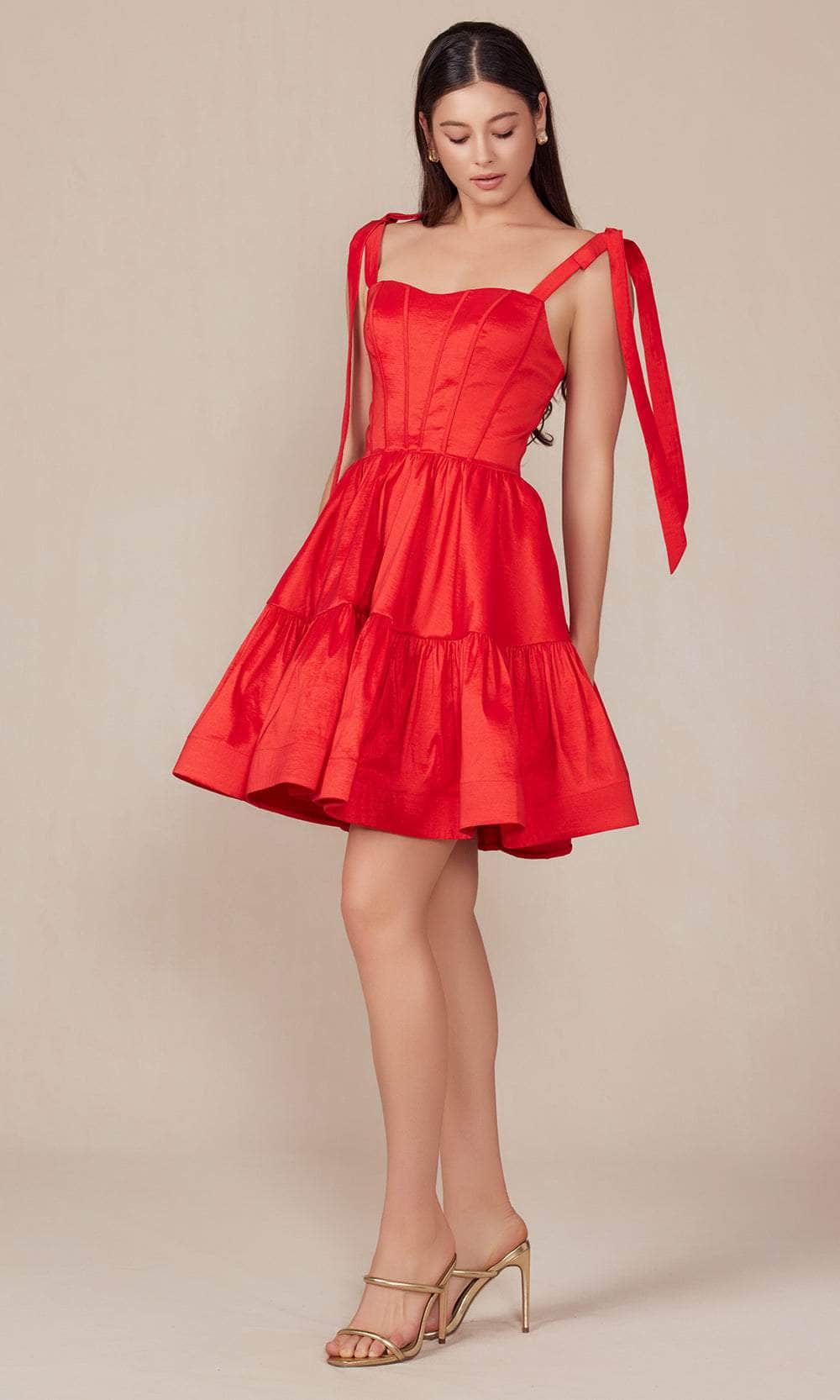 NOX Shortt Bow Strap Dress