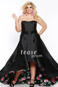 1830 / Black & Floral /Size 24 / Tease